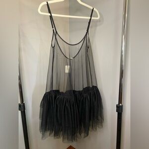 NWT discontinued free people intimates mesh mini dress